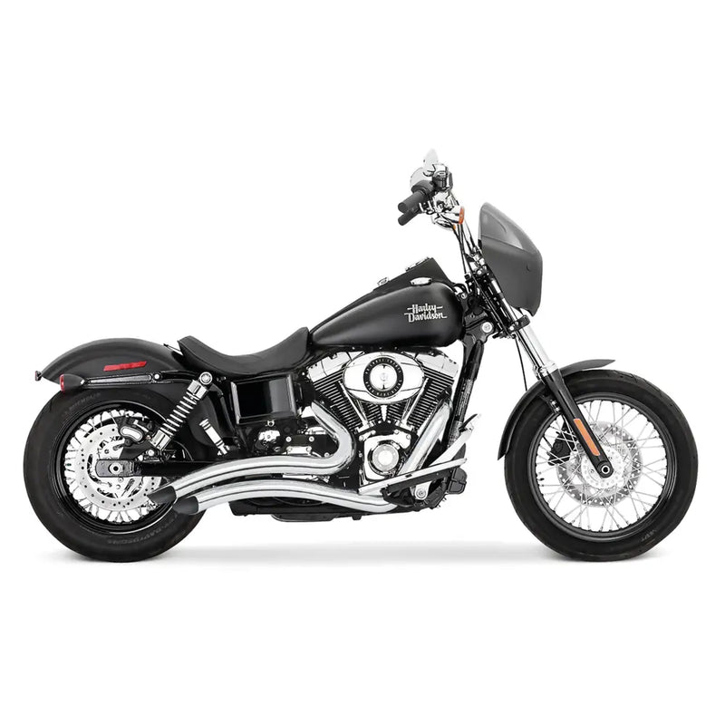 Freedom Performance Scarico Sharp Curve Radius Scallop per Harley