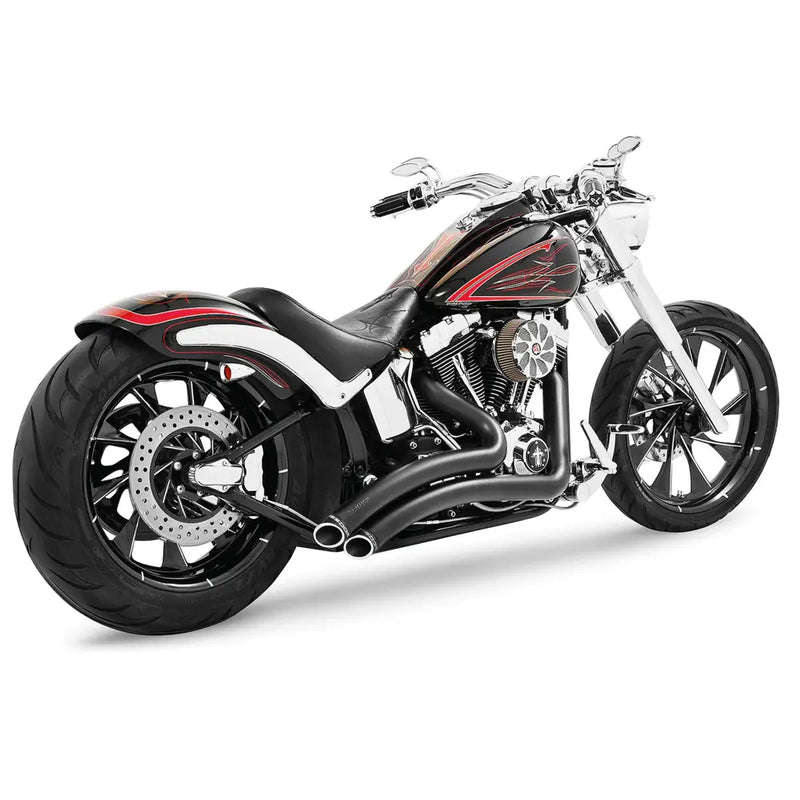 Freedom Performance Scarico Sharp Curve Radius Slash Cut per Harley