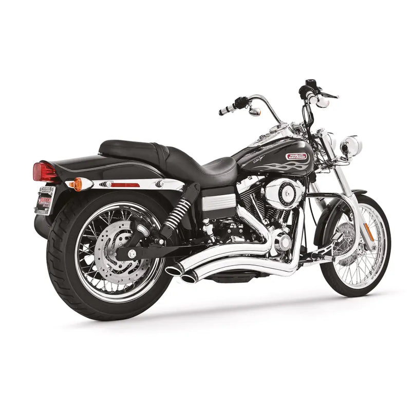 Freedom Performance Scarico Sharp Curve Radius Slash Cut per Harley