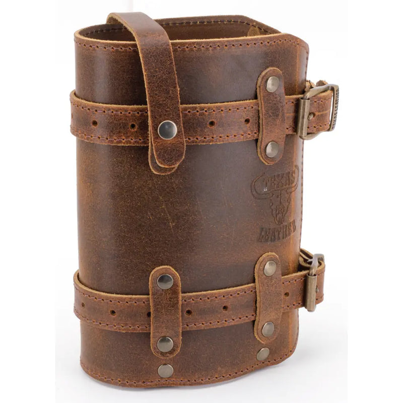 Texas Leather Fuel Friend Supporto per bombole di gas