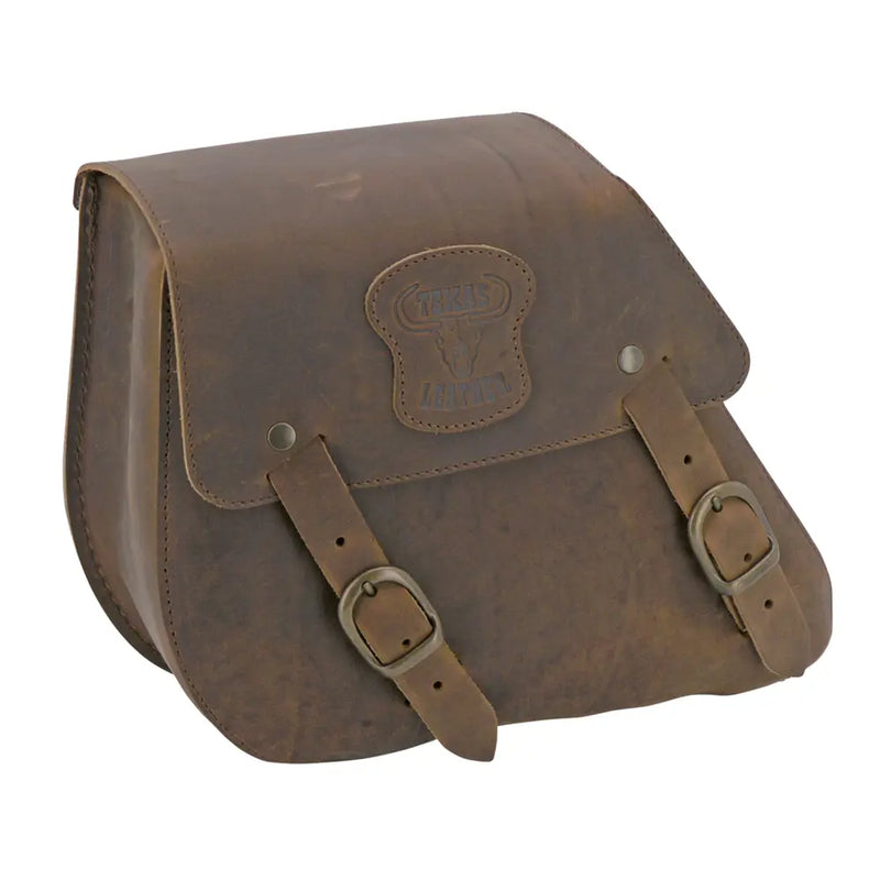 Texas Leather Borsa per forcellone per Harley