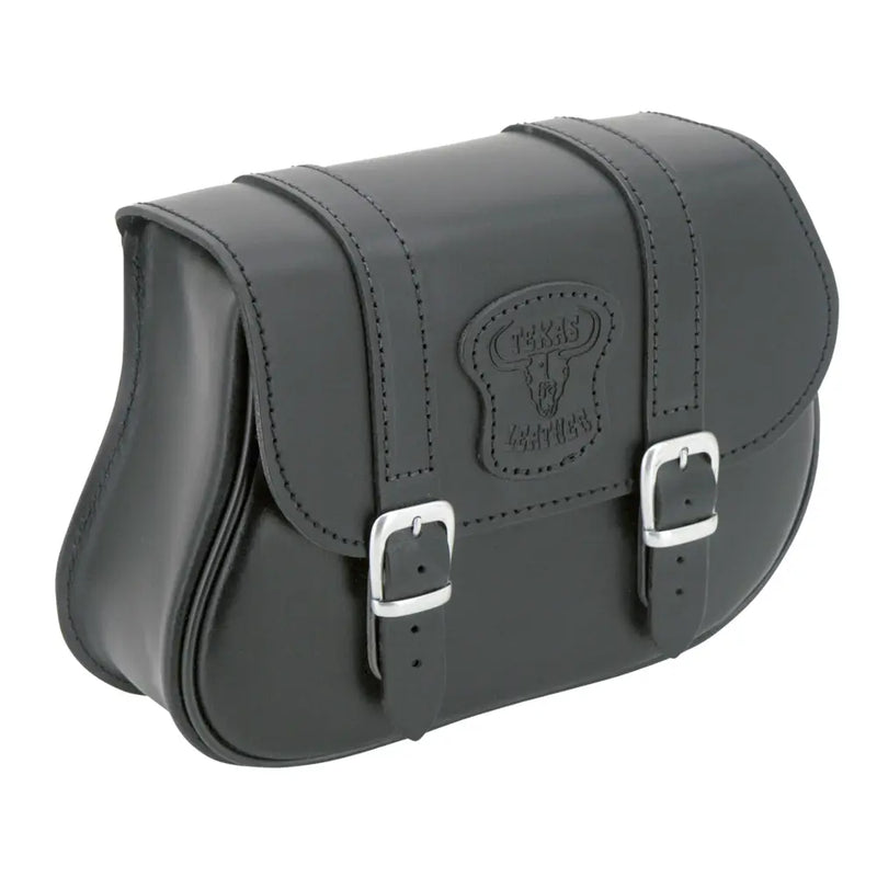 Texas Leather Borsa nera per telaio Harley
