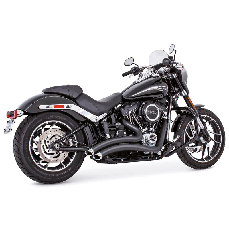 Freedom Performance Scarico Sharp Curve Radius Slash Cut per Harley