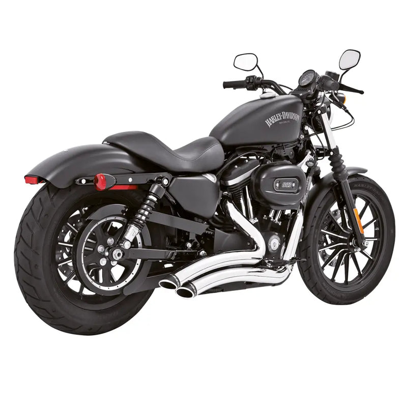 Freedom Performance Scarico Sharp Curve Radius Slash Cut per Harley