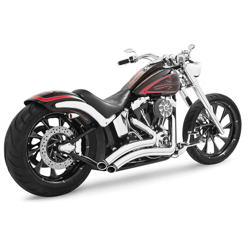 Freedom Performance Scarico Sharp Curve Radius Slash Cut per Harley