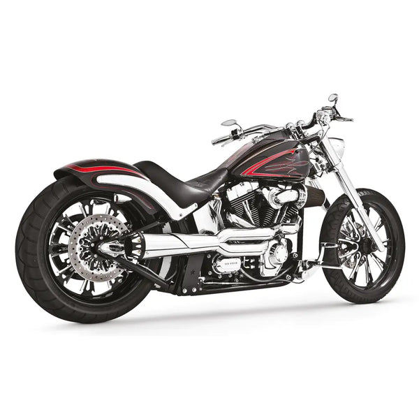 Freedom Performance Scarico alto 2-into-1 American Outlaw per Harley