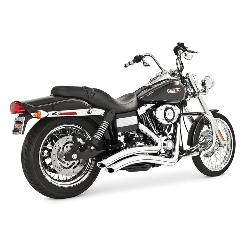 Freedom Performance Scarico Sharp Curve Radius Slash Cut per Harley