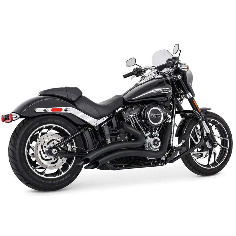 Freedom Performance Scarico Sharp Curve Radius Scallop per Harley