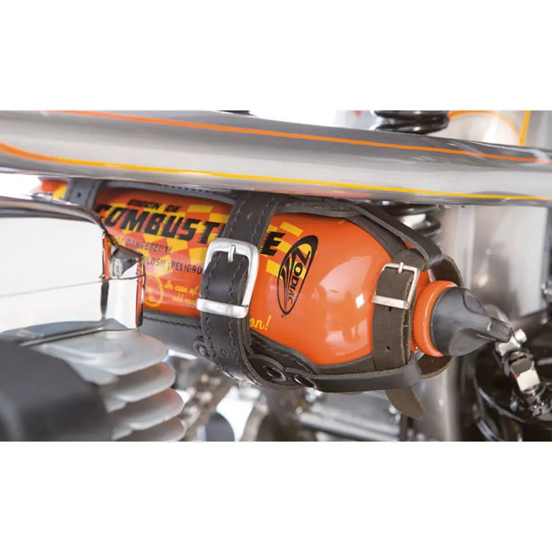 Texas Leather Motorcycle Bottle Holder  - Customhoj