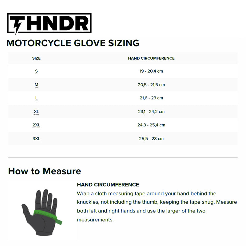 Guanti da moto THNDR Road Warrior