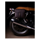 Trip Machine Classic Leather Motorcycle Saddlebag  - Customhoj