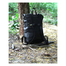 Trip Machine Vintage Leather 15L Motorcycle Saddlebag / Backpack  - Customhoj