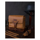 Trip Machine Vintage Leather Motorcycle Messenger Bag  - Customhoj