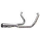 Two Brothers Racing Comp-S 2-into-1 Exhaust for Harley 18-25 Softail Fat Bob / Deluxe / Slim / Street Bob / Low Rider / Standard (excl. FXLRST) / Polished Stainless steel  - Customhoj