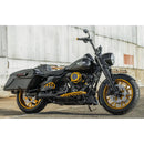 Two Brothers Racing Shorty Turnout 2-into-1 Exhaust for Harley 17-25 Touring / Black  - Customhoj