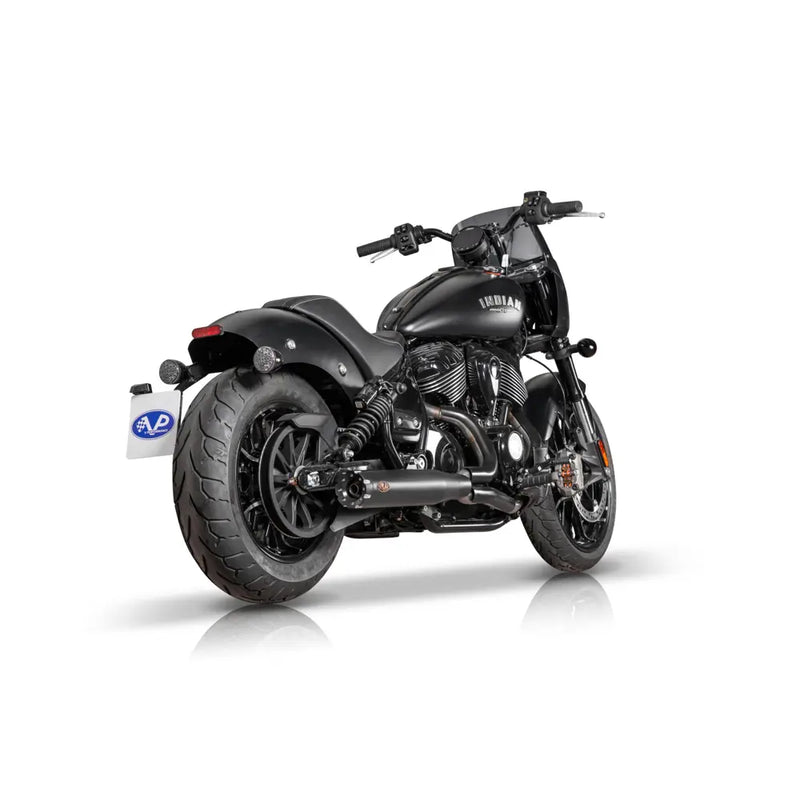 V-Performance EC Approved 2-into-1 Exhaust for Indian 22-24 Chief (Euro 5)  - Customhoj