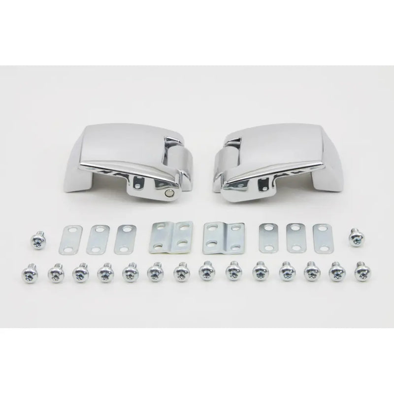 V-Twin MFG Deluxe Tour-Pak Hinge Kit for Harley 87-13 Touring (Replaces OEM: 53000131 / 79211-08A / Chrome  - Customhoj