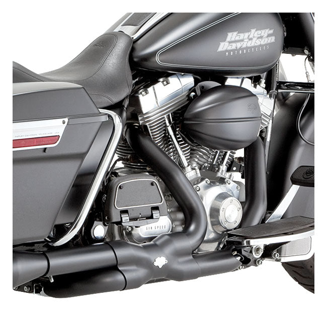 Vance & Hines Power Duals Crossover Head Pipes for Harley  - Customhoj