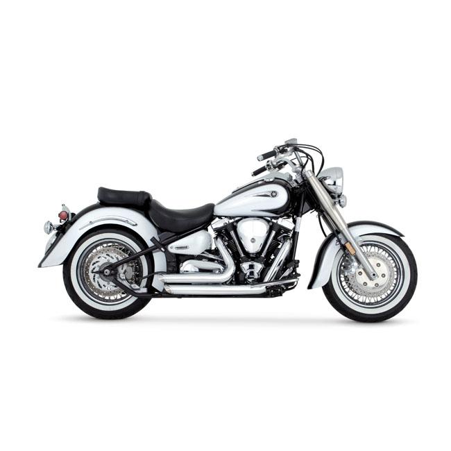 Vance & Hines Scarico sfalsato cromato Shortshots per Yamaha