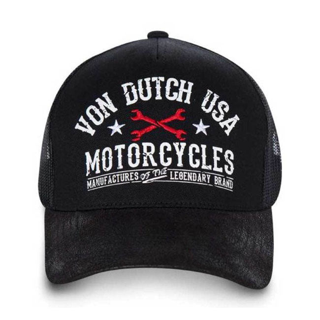 Von Dutch Garage Trucker Cap Black