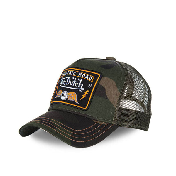 Von Dutch Heritage Cap Square Patch Camou