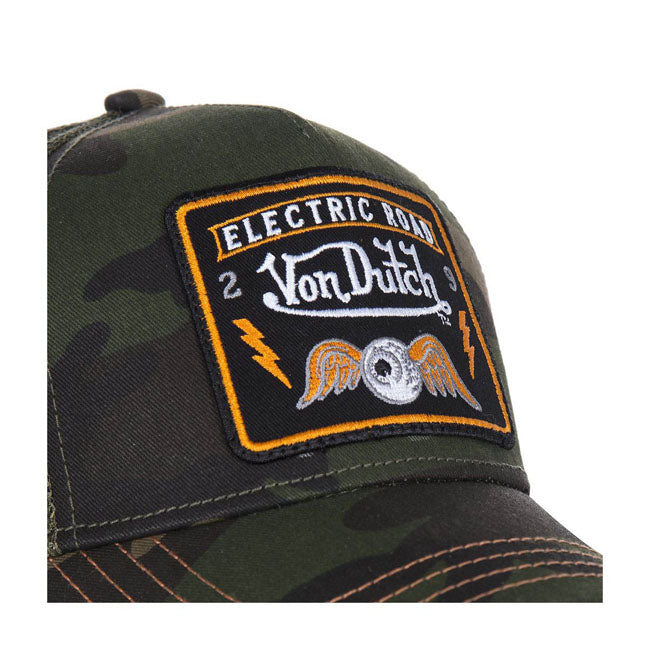 Von Dutch Heritage Cap Square Patch Camou