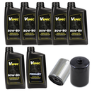 Vspec Service Kit Oils & Filter for Harley 2017-2023 Milwaukee Eight (M8) / Chrome