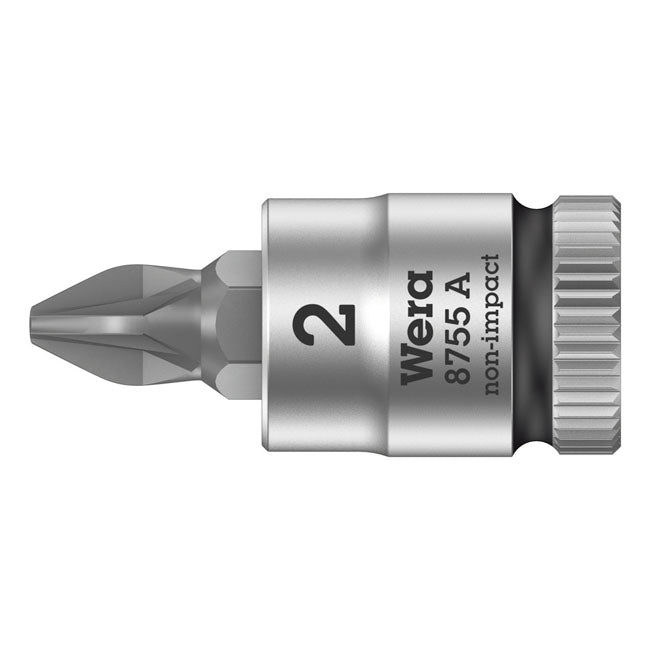 Wera Bit Sockets PZ2 Wera Zyklop 1/4" Pozidriv Socket Bit Customhoj