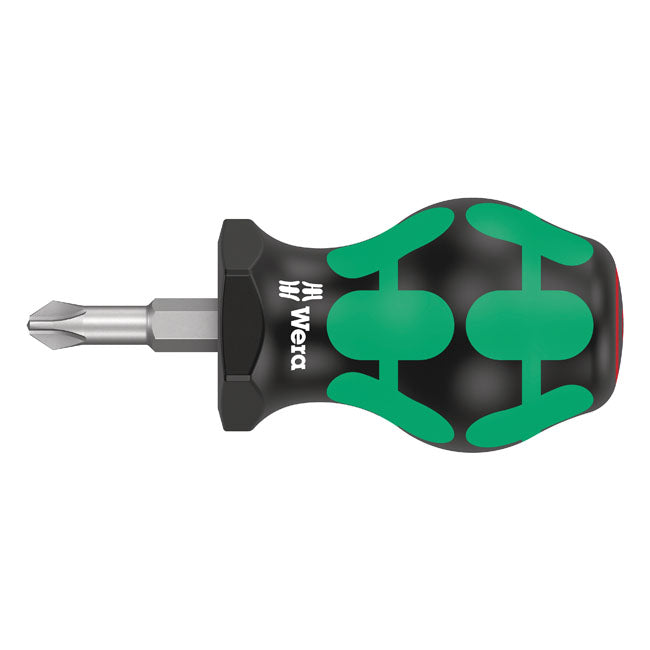 Wera Screwdrivers PH2 Wera Stubby Screwdriver for Phillips Screws Series 350 Customhoj