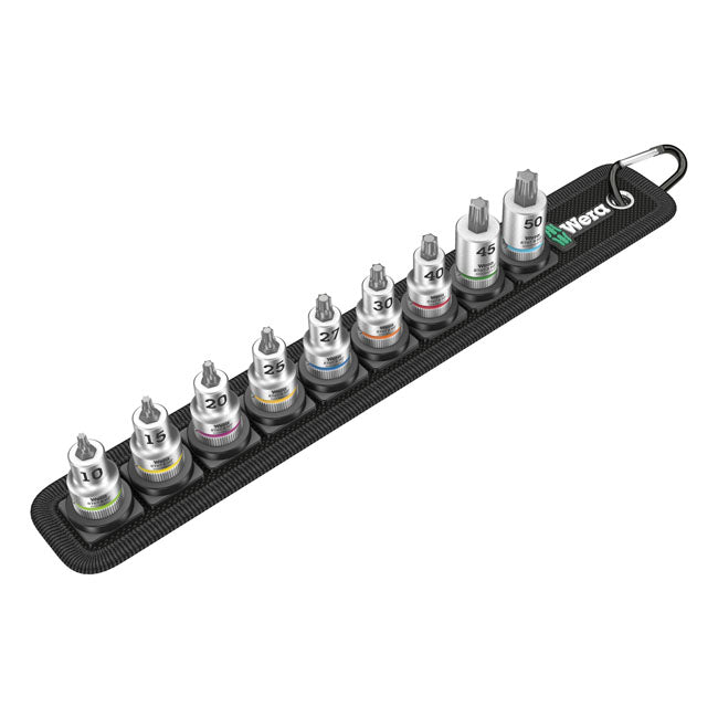 Wera Socket Set Wera Socket Belt with 3/8" Drive Torx Socket Bits Customhoj