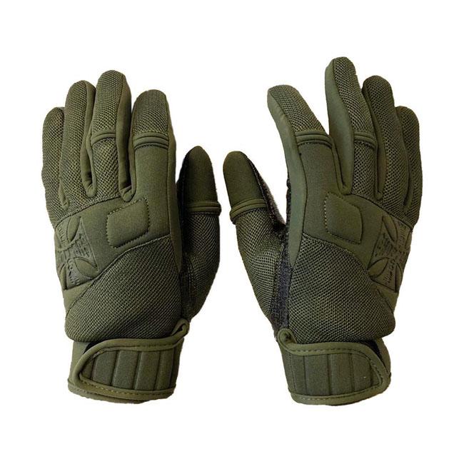 West Coast Choppers Gloves Olive / M West Coast Choppers Statement Neoprene Motorcycle Gloves Customhoj