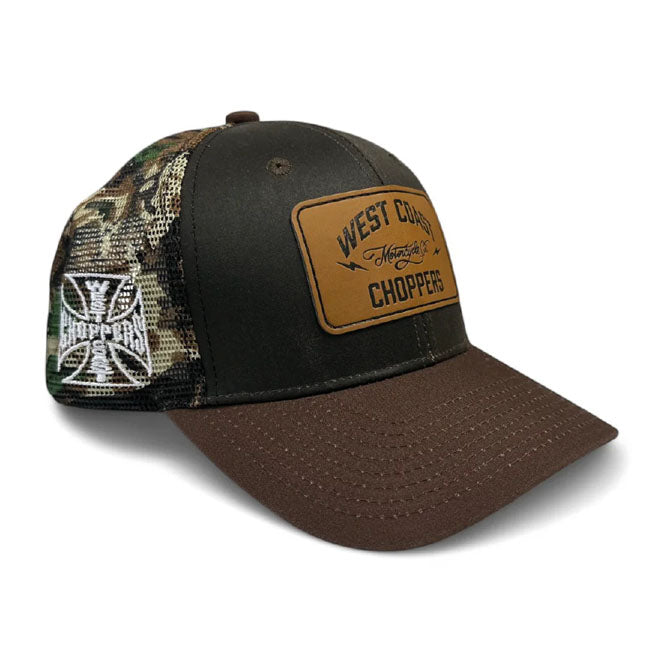 West Coast Choppers Hunter Trucker Cap Camo  - Customhoj