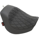 Z1R Low Profile Solo Seat for Yamaha 99-04 XV1600 Wild Star / Diamond Black  - Customhoj