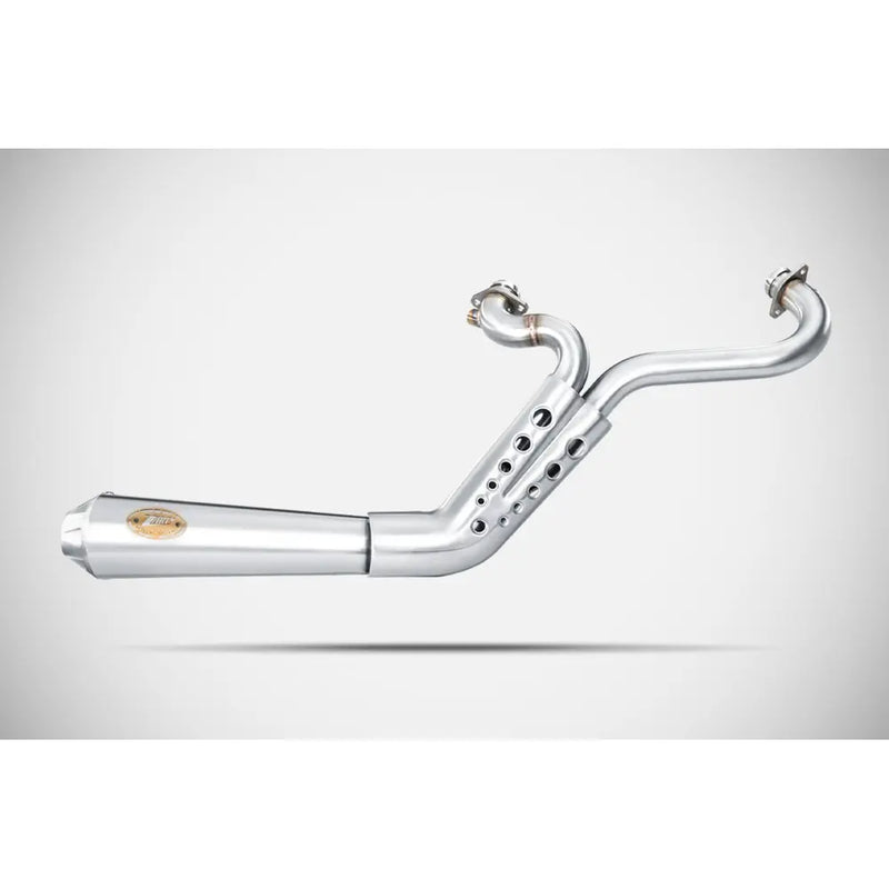 Zard 2-into-1 Conical Euro 3 E3 Exhaust System for Harley 14-16 XL Sportster / Polished Stainless Steel  - Customhoj