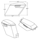 Zodiac 4" Stretched Hard Saddlebags for Harley  - Customhoj