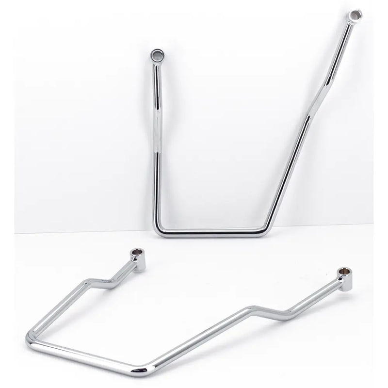 Zodiac Saddlebag Support Kit for Harley 71-86 4-speed FL / FX (excl. Softail) (Replaces OEM: 90584-85) / Chrome  - Customhoj