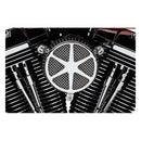 Cobra Air Cleaner Harley 16-17 Softail; 2017 FXDLS; 08-16 Touring, Trike. (e-throttle) / Chrome Cobra Naked Air Cleaner Spoke for Harley Customhoj