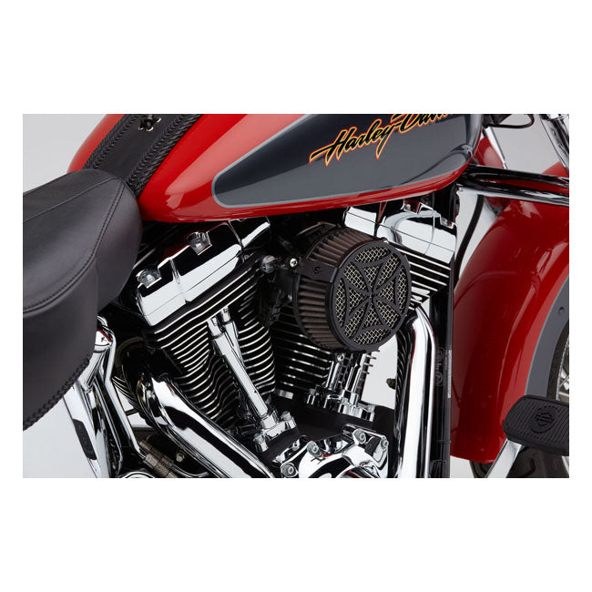 Cobra Air Cleaner Harley 17-22 Touring / Black Cobra Naked Air Cleaner Cross for Harley Customhoj