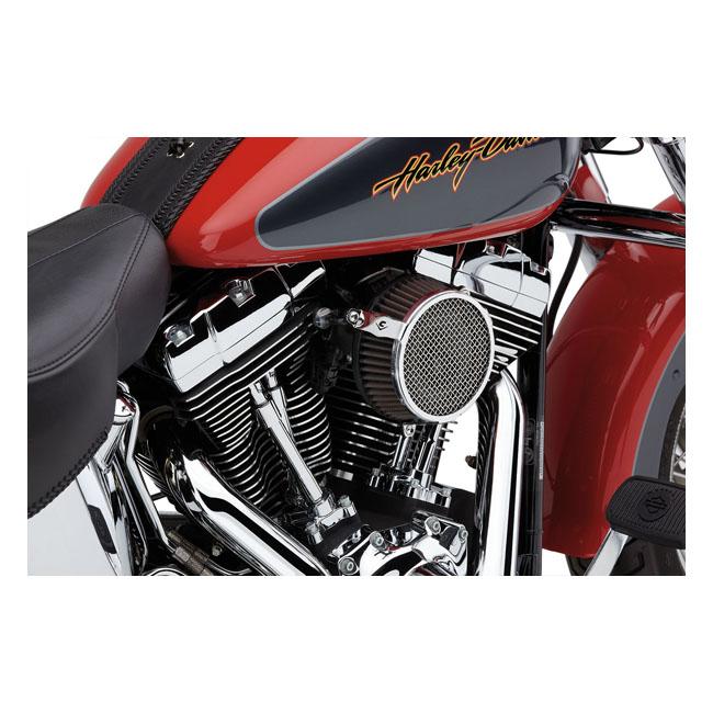 Cobra Luftrenare HD Cobra Naked Luftrenare Kit Plain Krom ST 01-15; DYNA 04-17; Touring 02-07 Customhoj