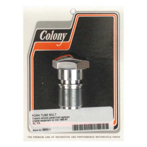 COLONY Fork tube caps Colony Fork Tube Cap Bolts. XL L86-87; FXR 1987 FXR Customhoj