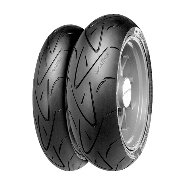 CONTINENTAL Däck 17" 120/70ZR17 58W Continental ContiSportAttack Framdäck MC 17" Customhoj