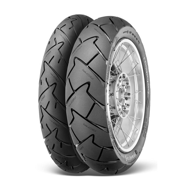 CONTINENTAL Däck 19" 110/80R19 M/C 59V TL CTA 2 Continental ContiTrailAttack 2 Framdäck MC 19" Customhoj