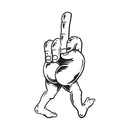 Down-n-Out Klistermärke Down-n-Out Take a Walk Klistermärke Customhoj