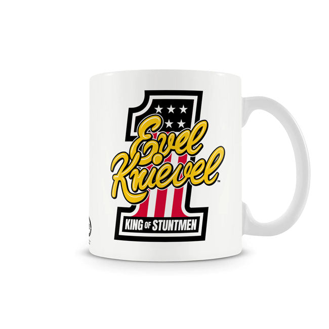 Evel Knievel Kopp Evel Knievel King Of Stuntmen Coffee Kopp Customhoj