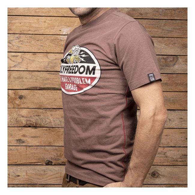 HOLY FREEDOM T-shirt Holy Freedom Triple T-Shirt Brun Customhoj