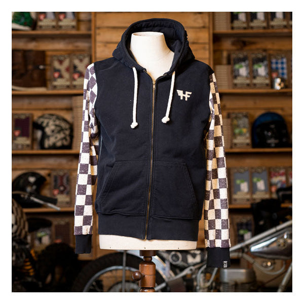 HOLY FREEDOM Tröja Holy Freedom Caferace hooded windstop Tröja Svart Customhoj