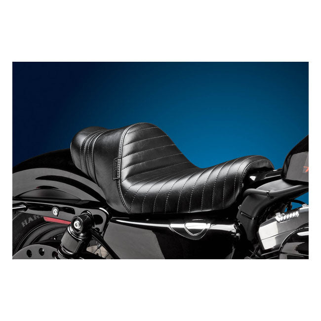 Le Pera HD Sportster sadlar Sportster 04-21 (Exkl. 07-09) Le Pera Stubs Spoiler Solo Sadel. Black Pleated Sportster 04-21 Customhoj