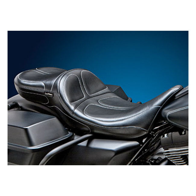 Le Pera HD Touring/Trike sadlar 06-07 FLHX Street Glide Le Pera Maverick 2-Up Sadel. Daddy Long Legs. Touring 97-21 Customhoj