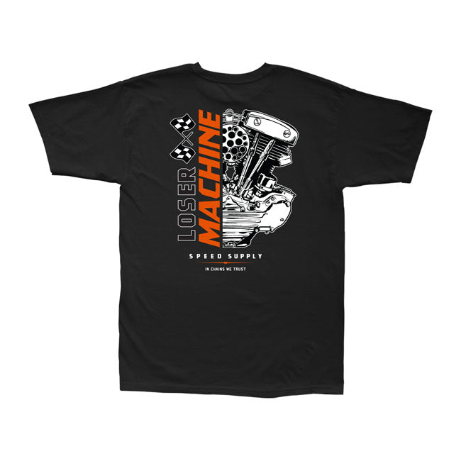 Loser Machine T-shirt S Loser Machine Shovel Overdrive T-shirt Black Customhoj