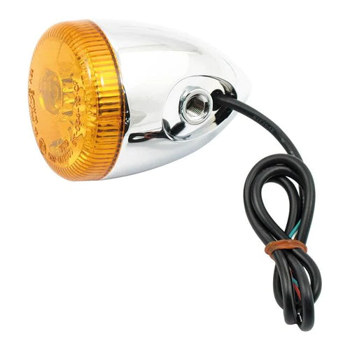 MCS 3 in 1 bakljus 3-1 LED Bullet Bakljus/Blinkers Krom Amber Customhoj